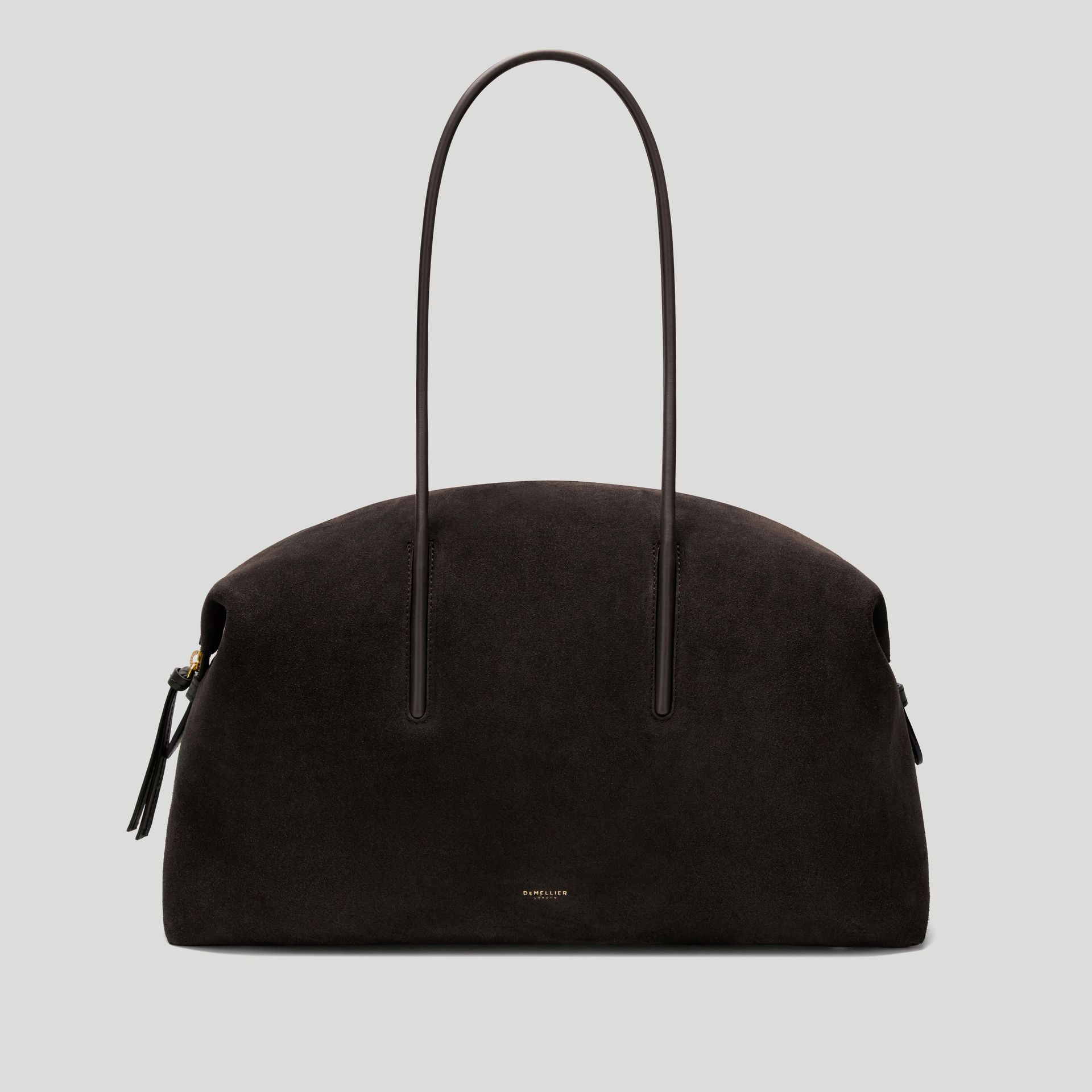The Stockholm | Dark Chocolate Suede &amp; Dark Chocolate Smooth | Demellier