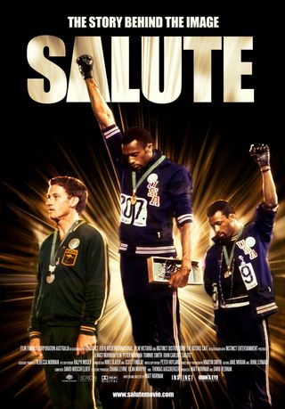The poster for the sports documentary Salute