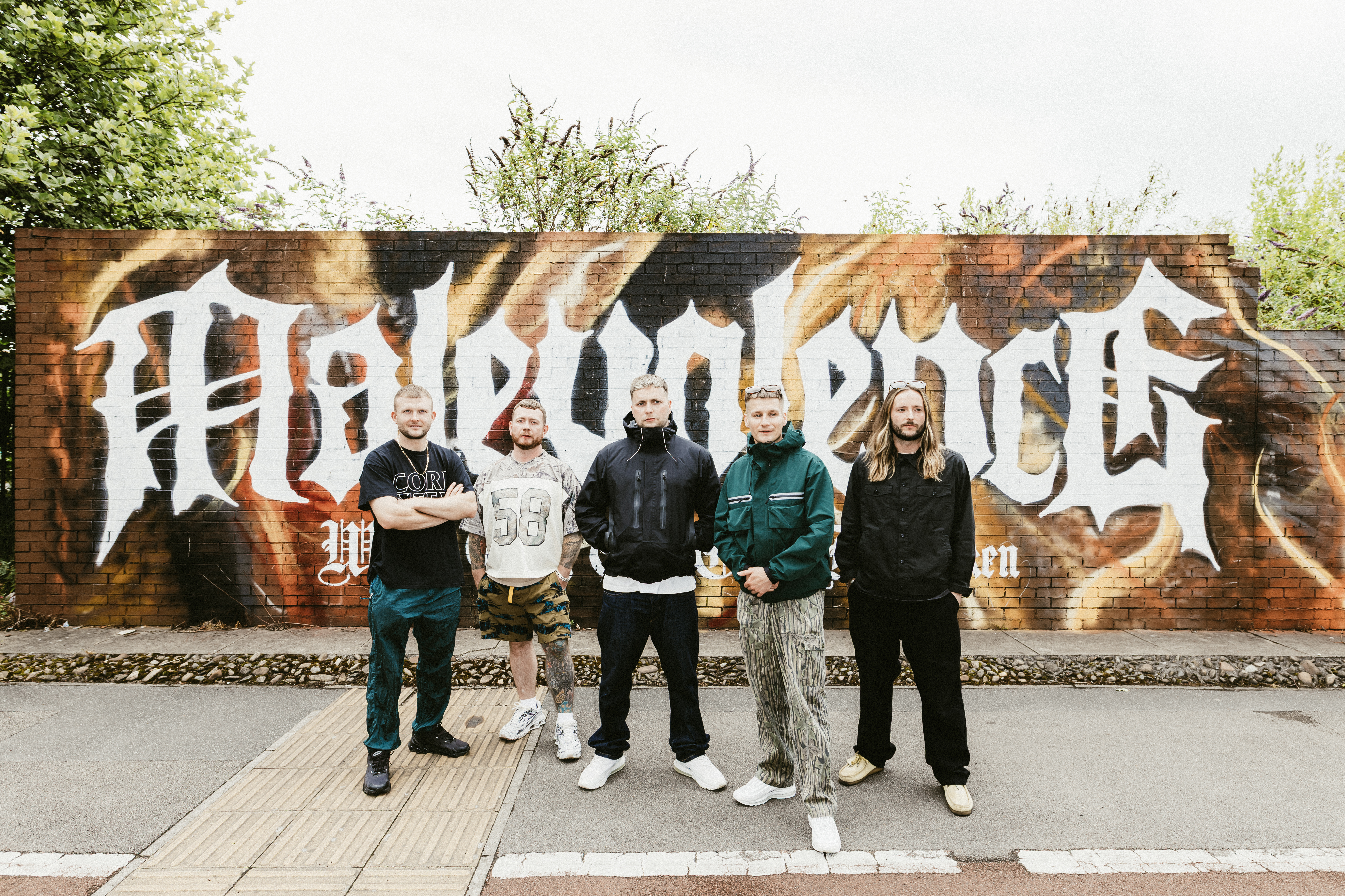 Malevolence Metal Hammer photoshoot Sheffield 2025