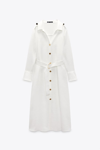 Shirt Dress with Belt | $67.77/£55.99 | Zara&nbsp;