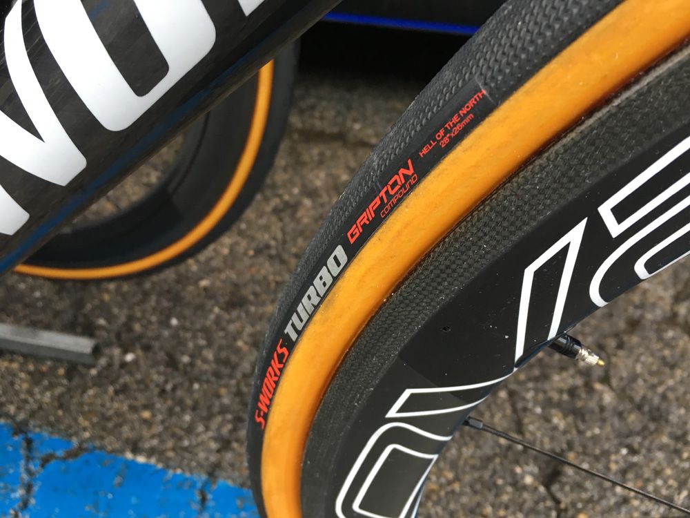 Quick-Step Floors opted for 26mm Specialized tyres