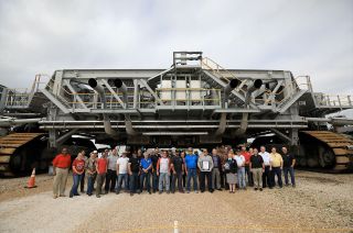 Guinness World Records officially designated NASA's Crawler Transporter 2 as the heaviest self-powered vehicle, weighing approximately 6.65 million pounds. At a March 29, 2023, ceremony at the agency's Kennedy Space Center in Florida, Guinness World Records presented the certificate to teams with the Exploration Ground Systems Program and Kennedy leadership.