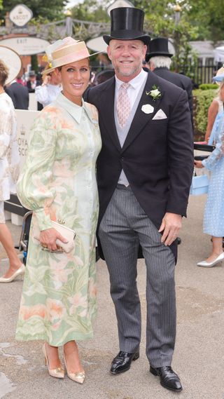 Zara Tindall and Mike Tindall attend day one of Royal Ascot 2023