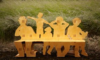 Silhouette bench
