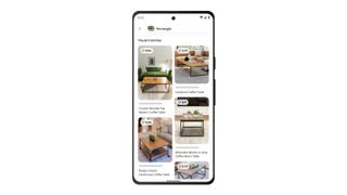 Refining Google Lens multisearch with a shape