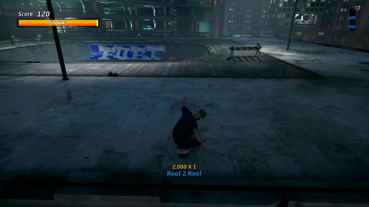 THPS Downtown Rooftop Gaps How to complete all the Tony Hawk's Pro