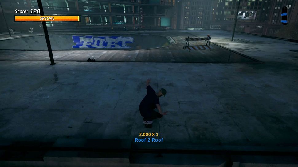 THPS Downtown Rooftop Gaps How to complete all the Tony Hawk's Pro