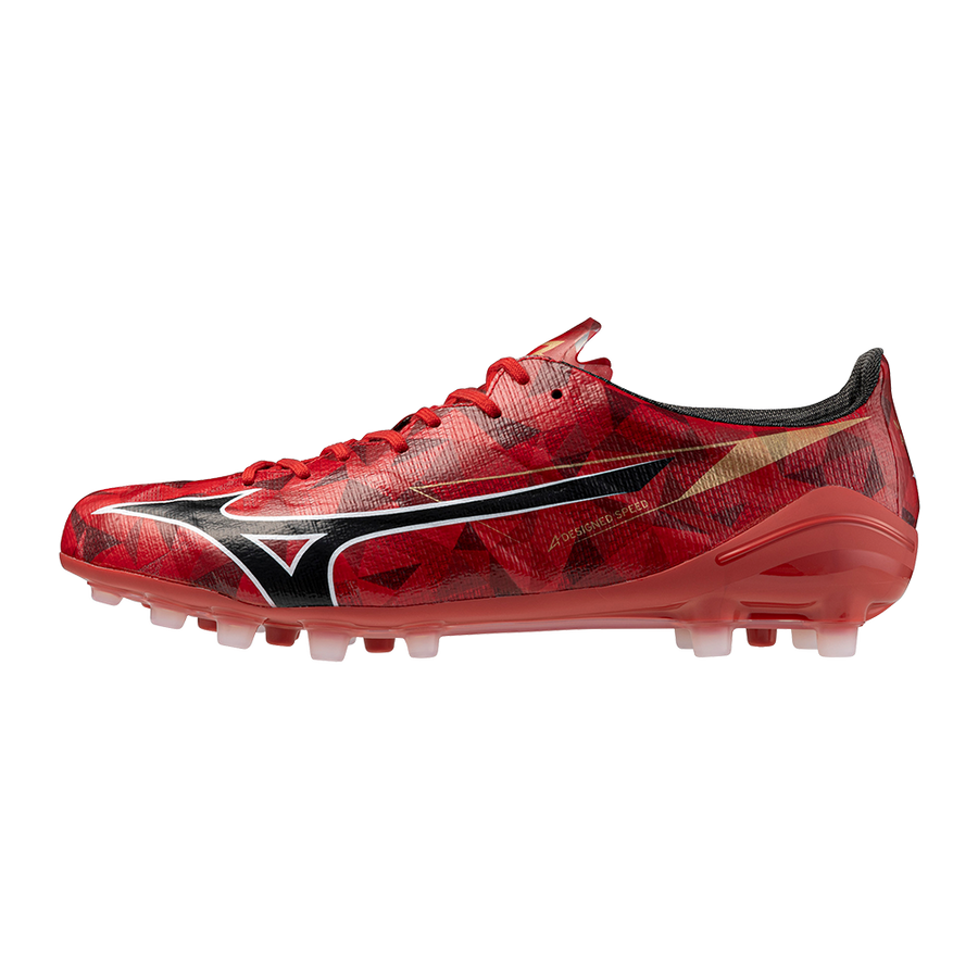 Mizuno Alpha 2 AG football boots in red