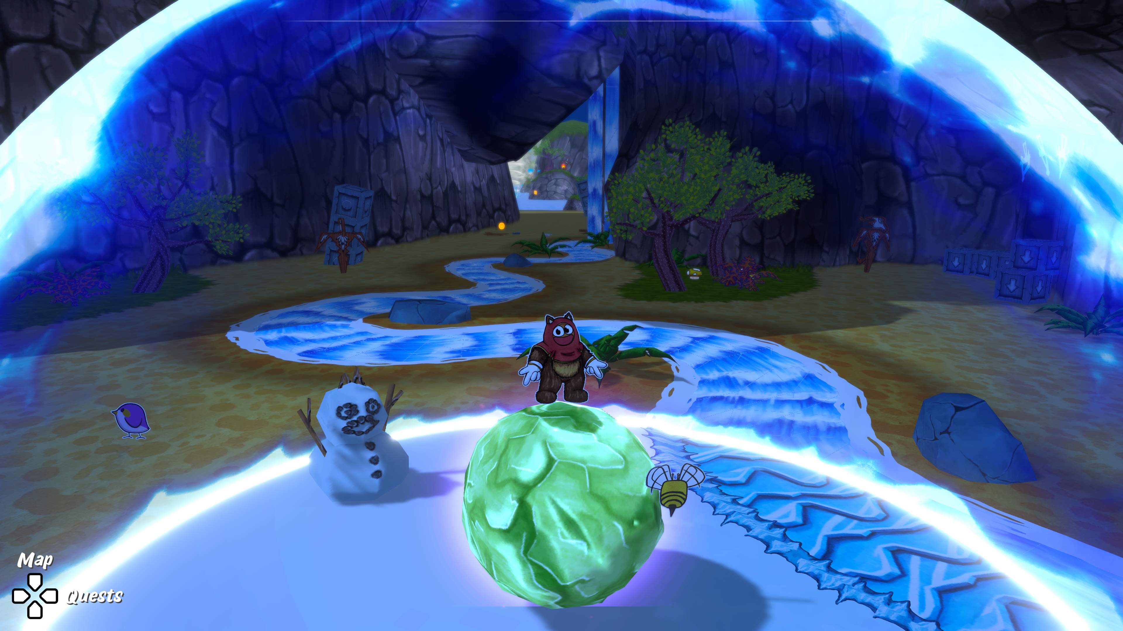 Screenshot of Ruffy and the Riverside running on Xbox Series X.
