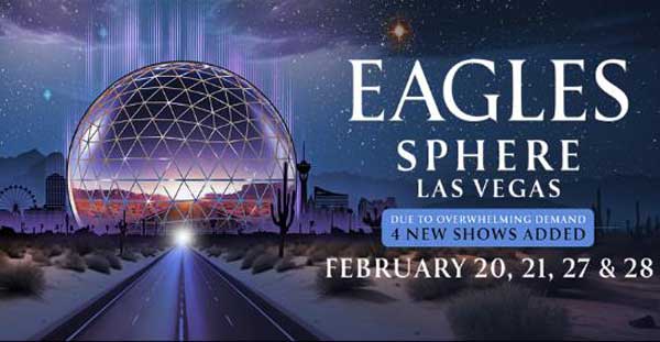 Eagles at Sphere advertising material
