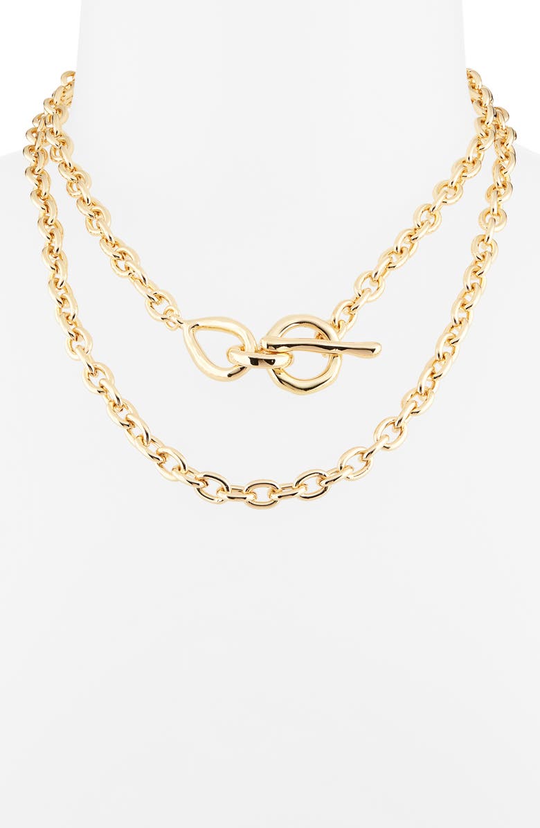 Toggle Wrap Chain Necklace