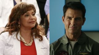 Debbie Allen stars in Grey's Anatomy, while Tom Cruise stars in Top Gun: Maverick.