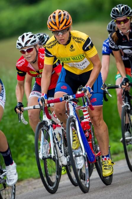 Jade Wilcoxson (Optum) goes into the final day in yellow.