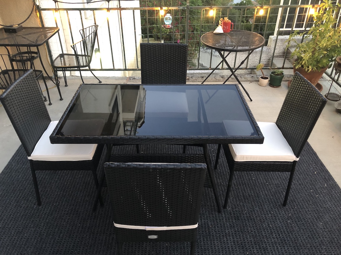 Tangkula Wicker Patio Set
