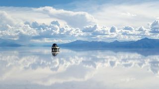 The salt flats at Bolivia