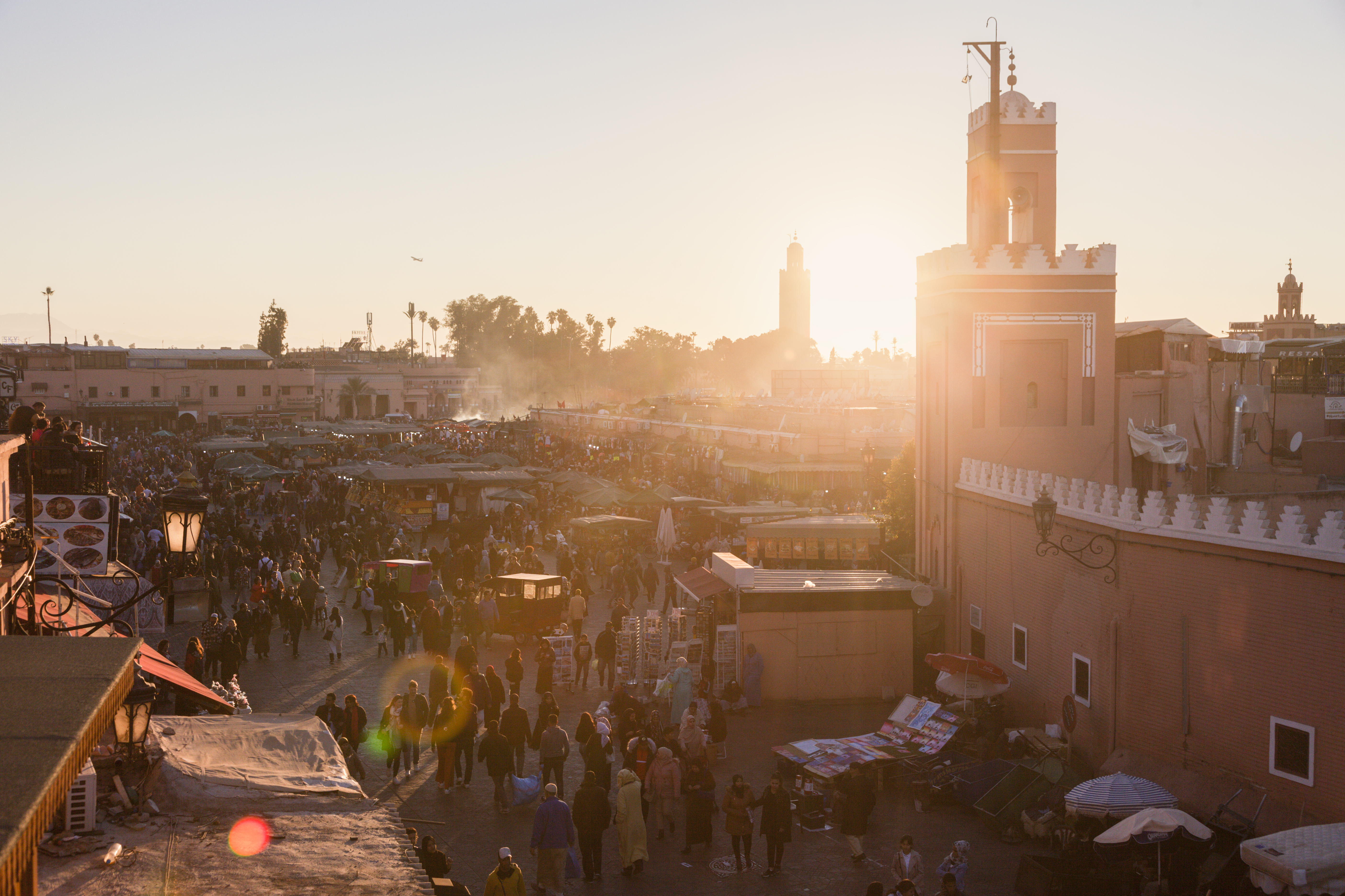 Jemaa el-Fnaa in Marrakesh. Marrakesh, Marrakesh-Safi, Morocco.