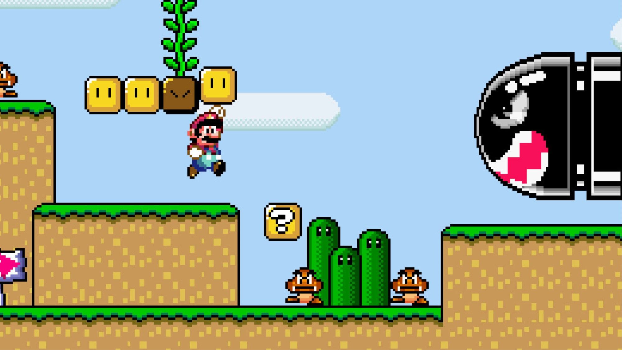 Mario riding Yoshi