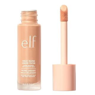 E.l.f. Halo Glow Liquid Filter, Complexion Booster for a Glowing, Soft-Focus Look, Infused With Hyaluronic Acid, Vegan & Cruelty-Free, 3 Light/medium