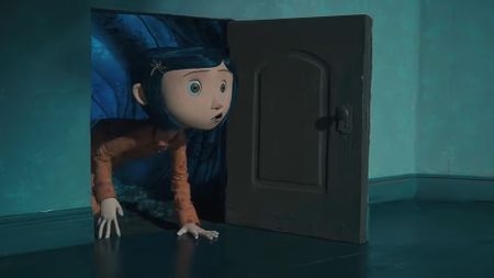 Dakota Fanning as Coraline in Coraline