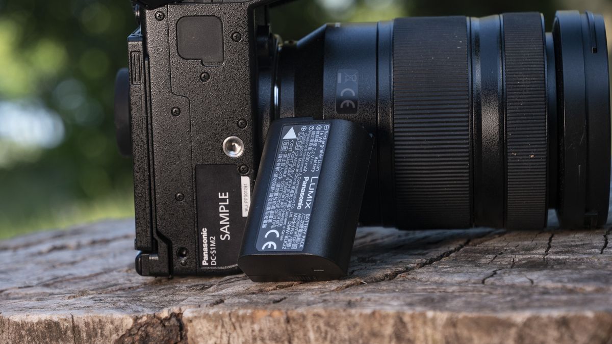 Panasonic Lumix S1 II mirrorless camera's battery