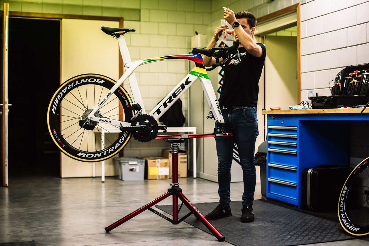 Mads Pedersen's World Champion Trek Madone