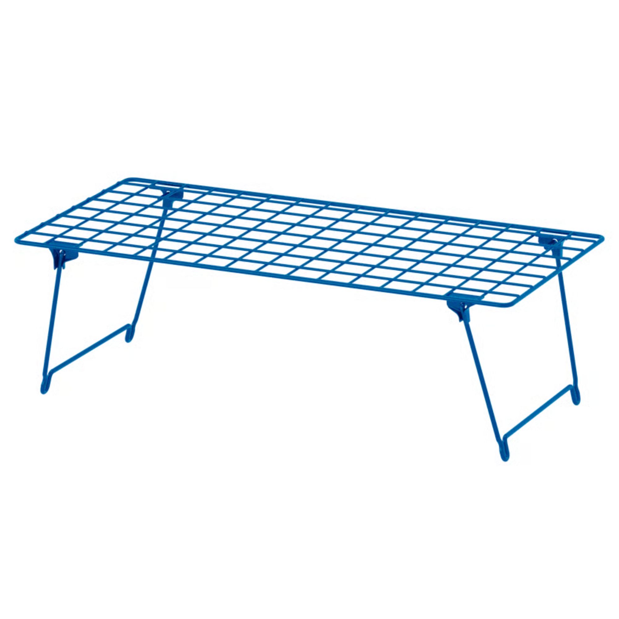 Bright blue IKEA GREJIG Shoe rack