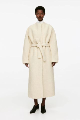 Bouclé Wool Coat