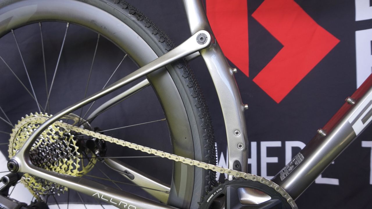 A look at the rear triangle suspension system