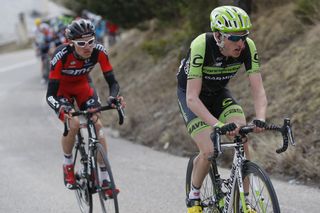 Tejay van Garderen and Dan Martin in action during Stage 4 of the 2015 Tour of Catalonia
