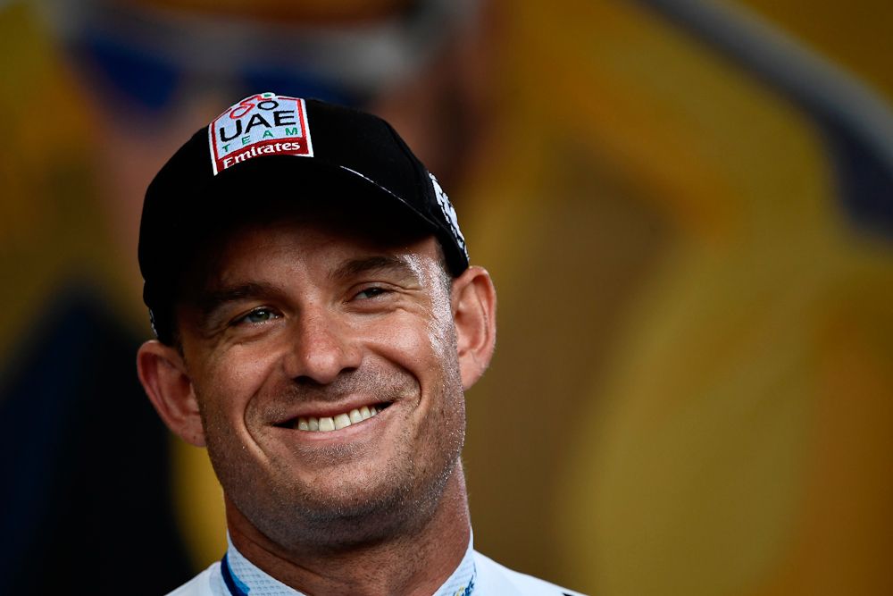 Alexander Kristoff at the 2018 Tour de France team presentation