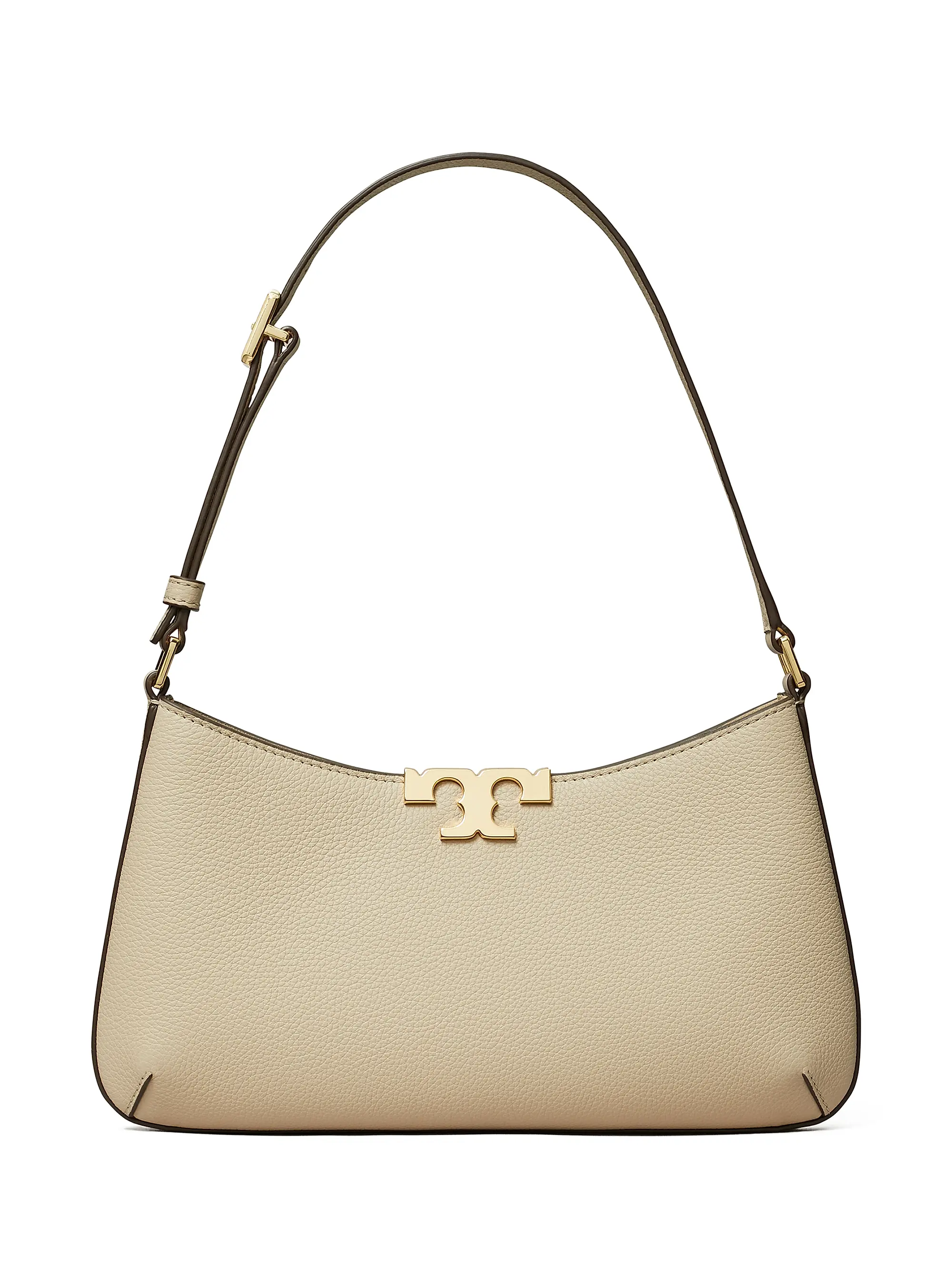 Eleanor Soft Slim Pebbled Leather Shoulder Bag