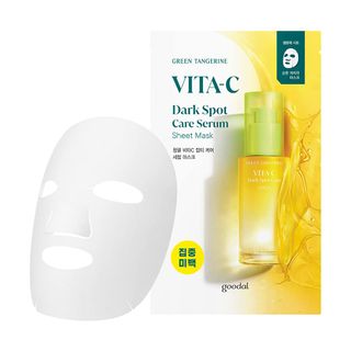 Goodal Green Tangerine Vitamin C Mask for Hydrating,brightening (pack of 5 (ver.2))