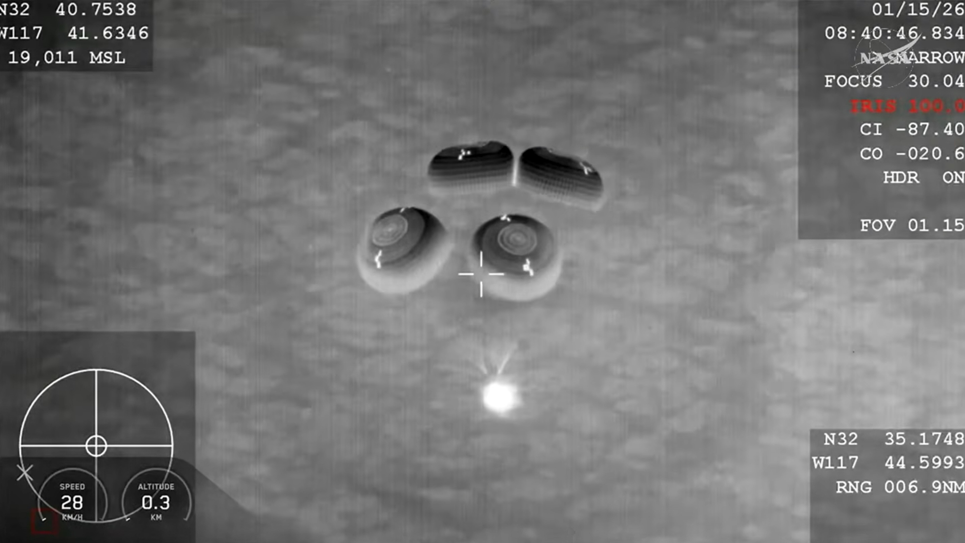 The four astronauts splashed down off the coast of California early Thursday morning (Jan. 15).