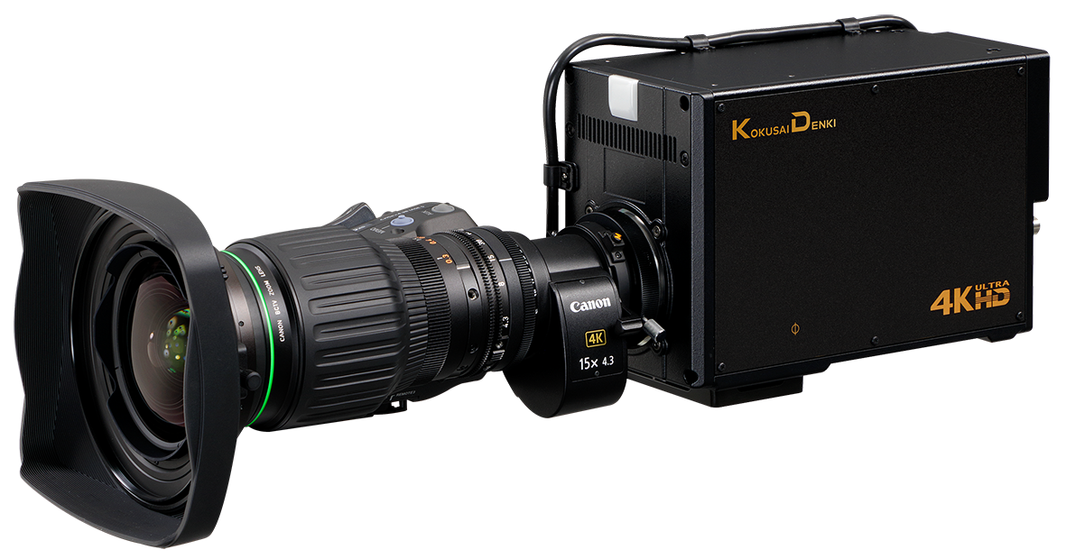 A KOKUSAI DENKI 4K live production camera.