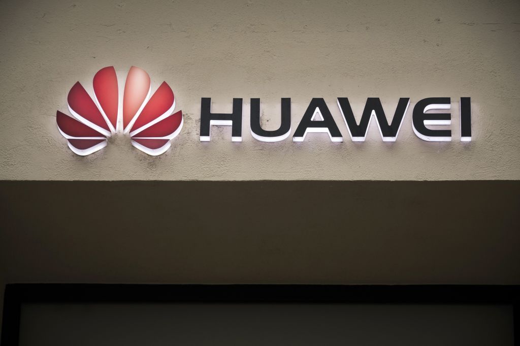 The Huawei logo.