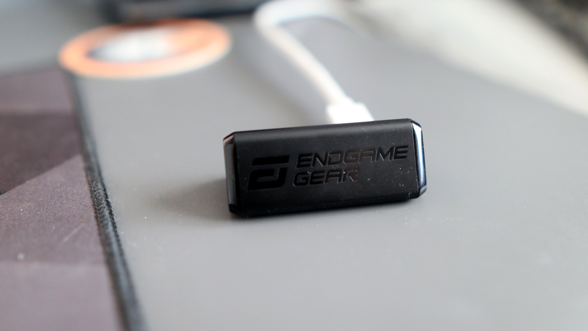 Endgame Gear XM2w 4K gaming mouse on a mouse pad.