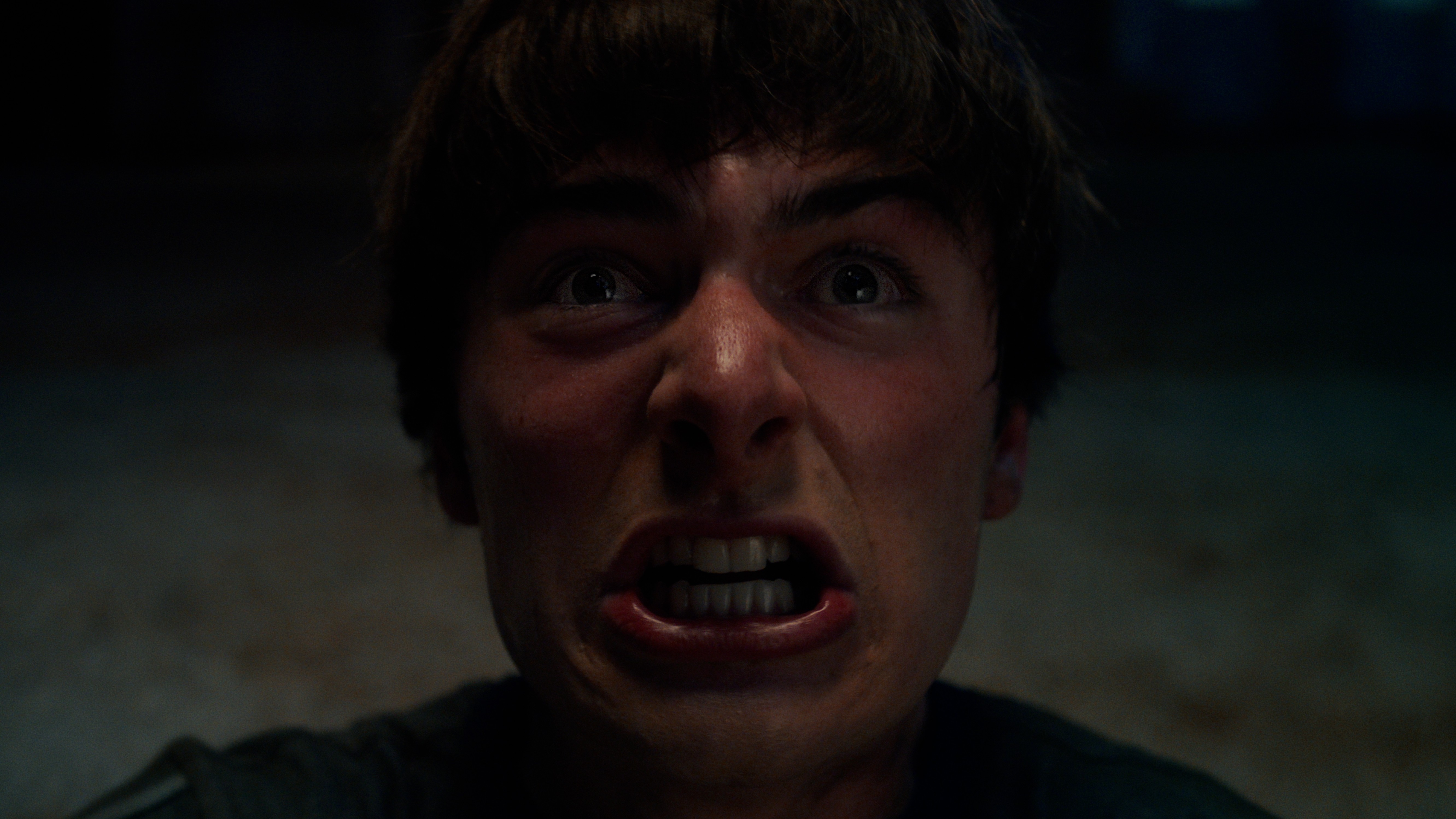 Will Byers (Noah Schnapp) screams in a scene from "Stranger Things" season 5