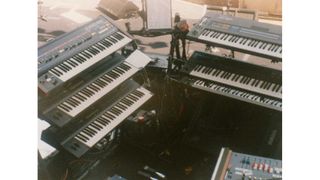 A-ha '80s synth setup