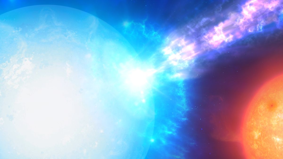 Nowo odkryta „mikronowa” z biegunów magnetycznych gwiazd kanibali