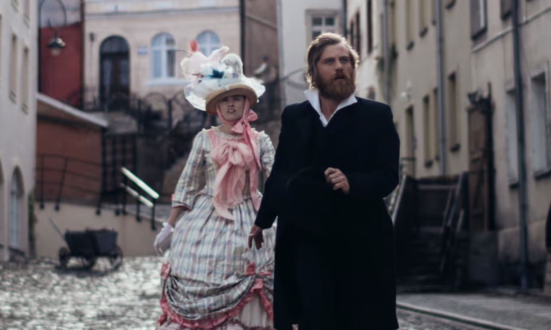 an image of aimee lou wood and johnny flynn in the new film The Idiots which has been shortlisted in the BFI best film award for 2026