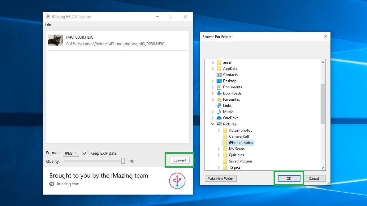 How to convert HEIC to JPEG on Windows Tom's Guide