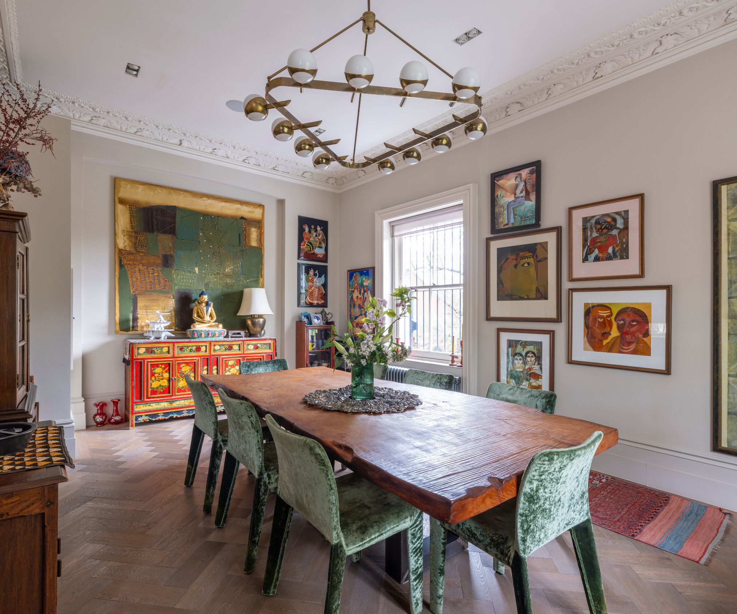 Lynsey de Paul's dining room