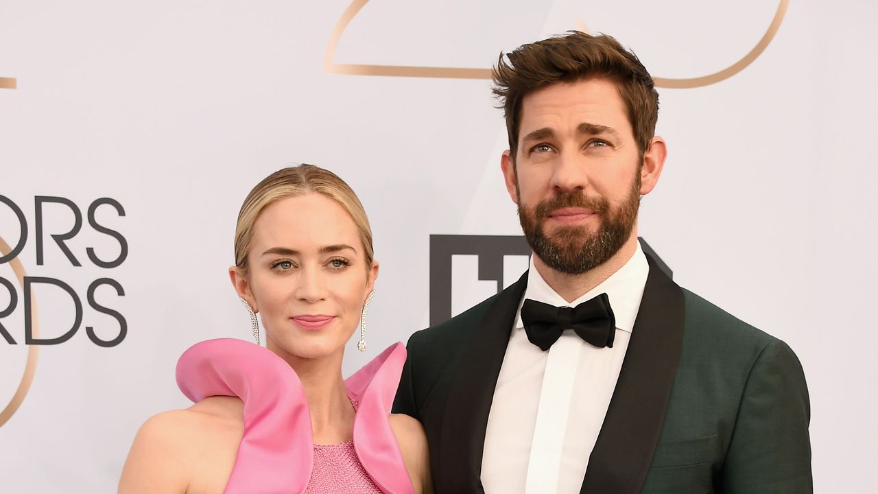 John Krasinski and Emily Blunt 