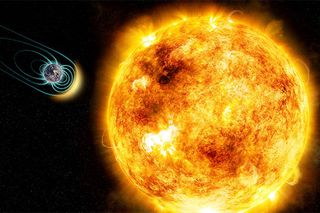 Sun and Magnetic Earth