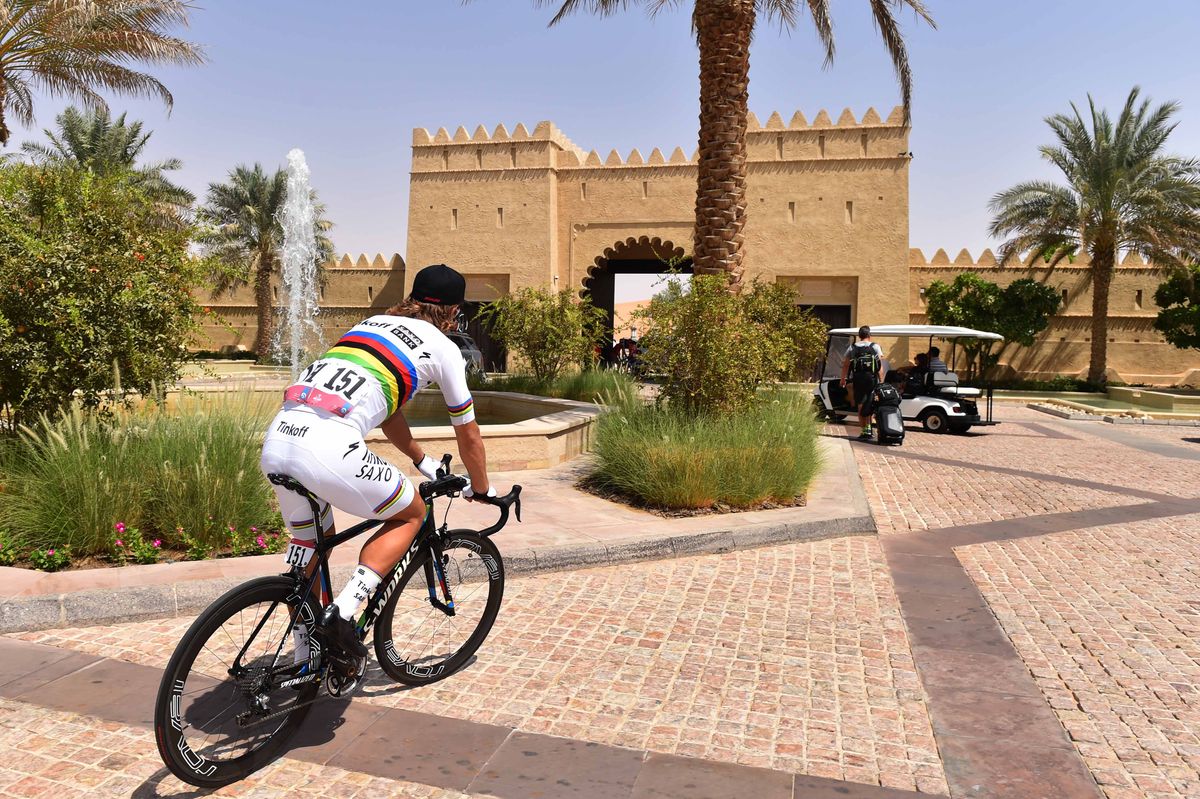 Peter Sagan at the start