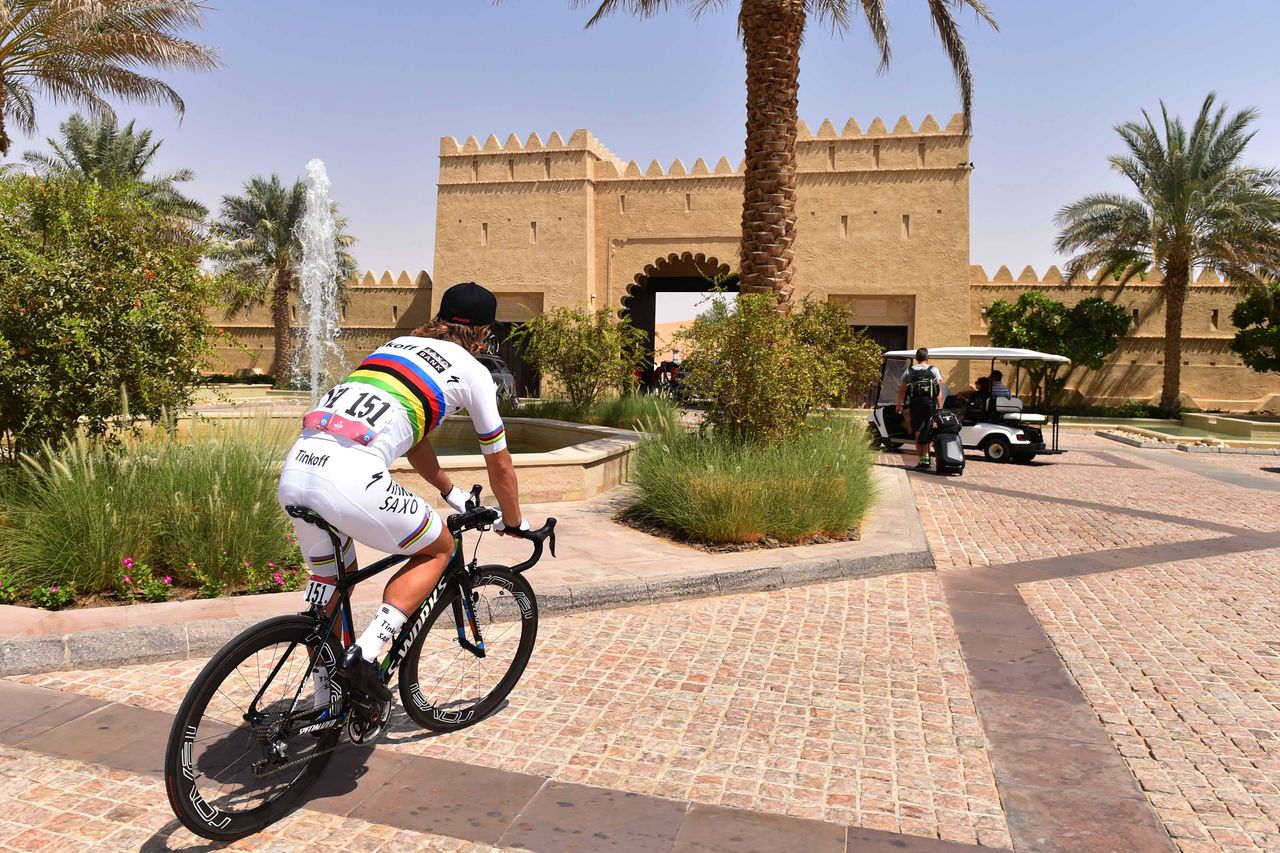 Peter Sagan at the start