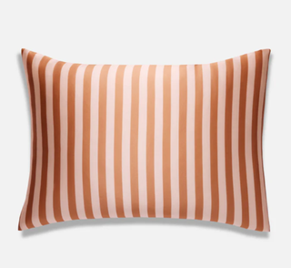 striped silk pillowcase