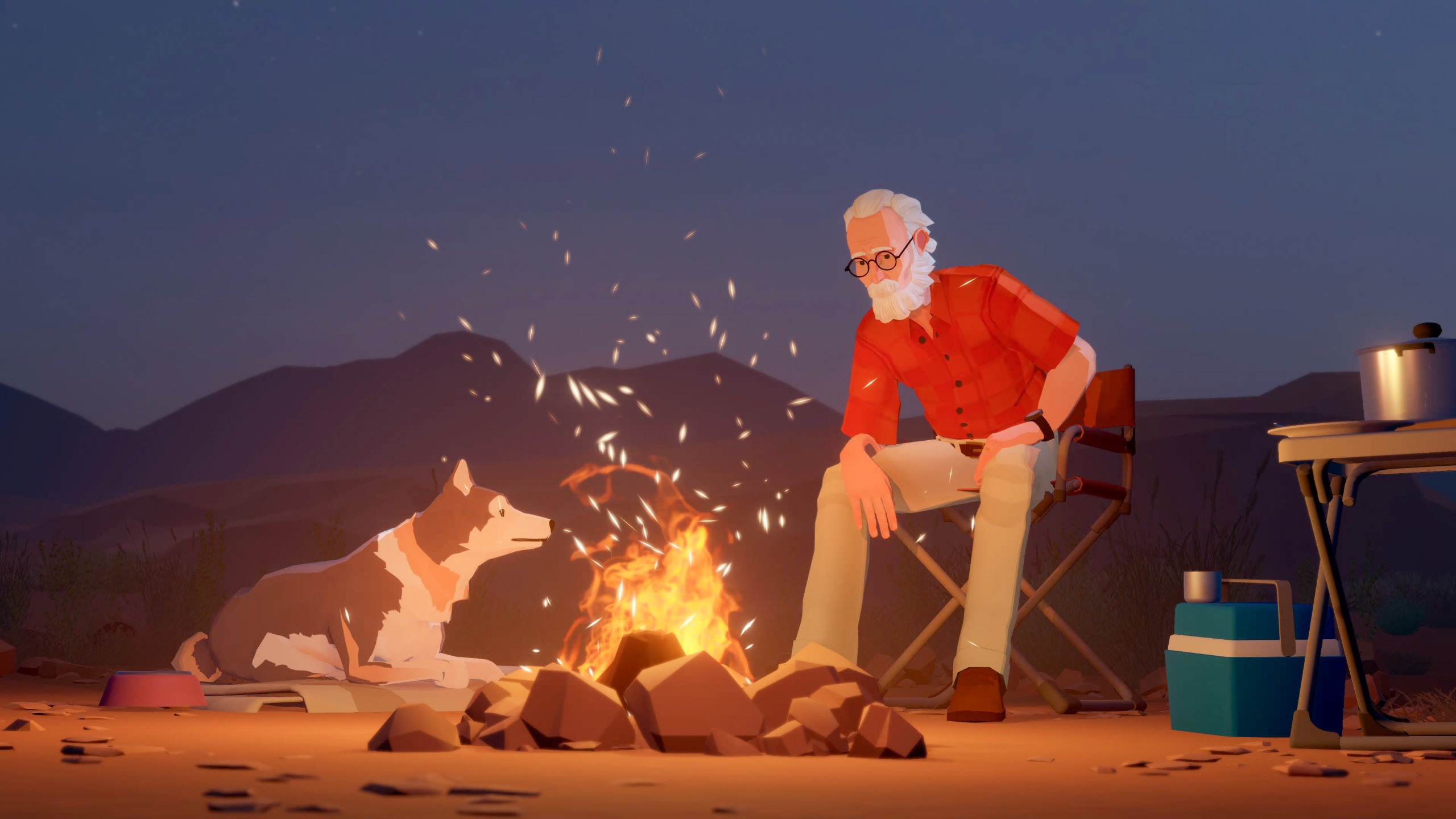 A screenshot from Forever Ago, an indie adventure game
