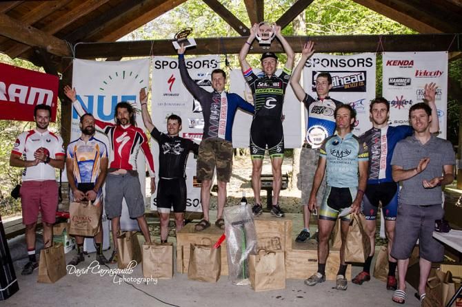 Men's podium