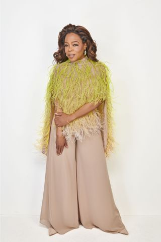 oprah winfrey wears lapointe after acting as muse for their new spring 2025 collection